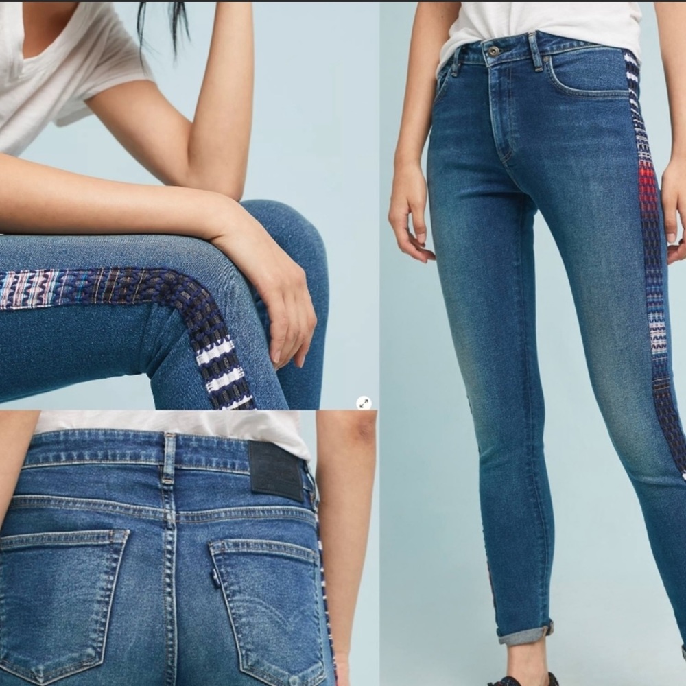 NWT Levi’s Striped 721 Hi-Rise Skinny Size 26